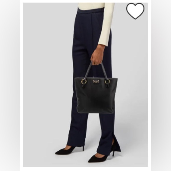 Kate Spade New York Black Nylon Gold Hardware Tote Bag - Picture 2 of 9